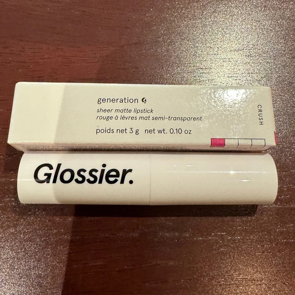 BNIB! Glossier Generation G Lipstick in Crush (Hot Raspberry Pink) - Picture 13 of 13